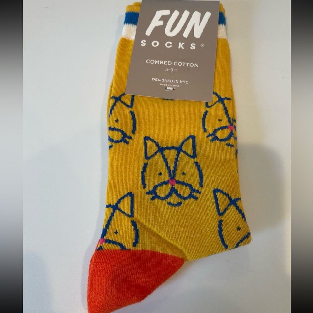 Cat Patterned Fun Socks for Women
